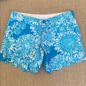 Lilly Pulitzer lion in the sun shorts size 000